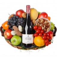 Fruitmand rode wijn de Luxe bezorgen in Almere