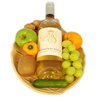 Fruitschaal witte wijn bezorgen in Den-haag